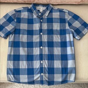 Old Navy Checkered Blue and Gray Shirt
